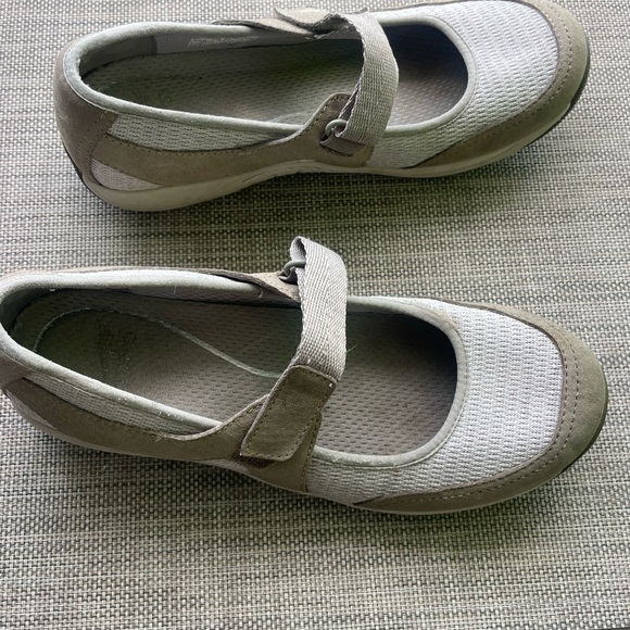Dansko Shoes - Dansko Taupe Mary Jane Flats